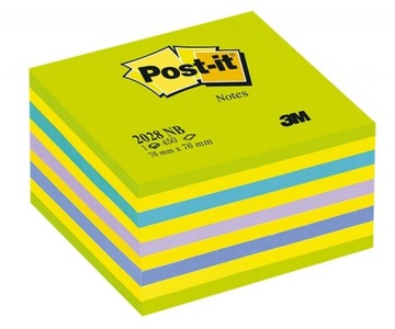 POST-IT (2028-NB) KOSTKA SAMOP. NIEBIESKO-ZIELONA