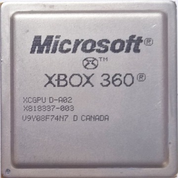 XBOX 360 XCGPU D-A02 ViD ПРОЦЕССОР