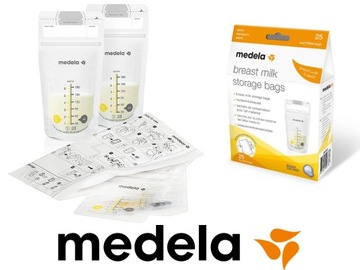 Пакеты для заморозки продуктов Medela, 25 шт. + футляр