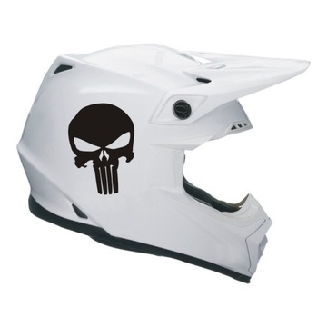 10x14cm PUNISHER CZASZKA Naklejka kask samochód RÓŻNE KOLORY