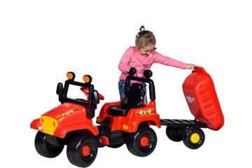 SAMOCHÓD TERENOWY JEEP NA PEDAŁY+ PRZYCZEPA+GRATIS