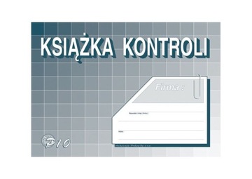 DRUK KSIĄŻKA KONTROLI P10 A5