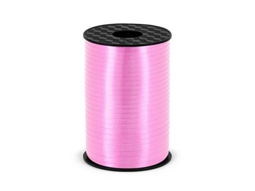 Wstążka Plastikowa Taśma Do Balonów Różowa 5mm/225