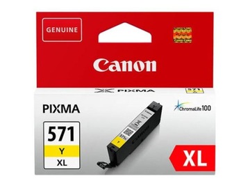 Tusz org. Canon CLI-571 XL Ye MG5750 MG6850 MG7750