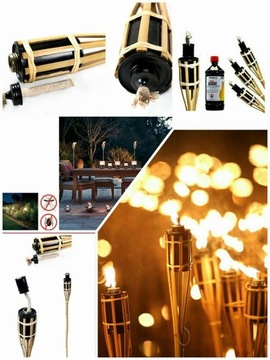 фото ориг. №2, Bamboo torch mosquitoes set 6pcs+ oil 60cm
