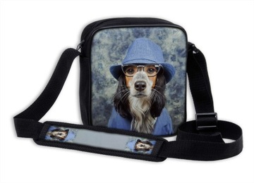 TOREBECZKA MINI PIONOWA PIES 3 PIES OKULARY DZIECI