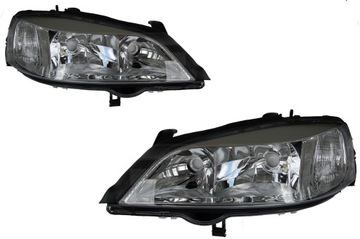 NOWE LAMPY OPEL ASTRA G CHROM TYC KOMPLET !!!