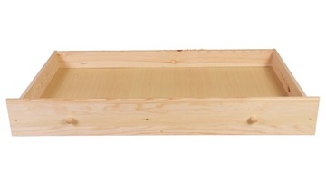 SZUFLADA pod łóżko drewniana 148x55 MEBLE KLUPŚ