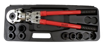 ПРЕСС-ПРЕСС-ОБЖИМНАЯ МАШИНА ДЛЯ МАТРИЦ ТРУБ PEX 16-32 мм (TH+U) +8 СЕРЕБРЯНЫХ КАМНЕЙ