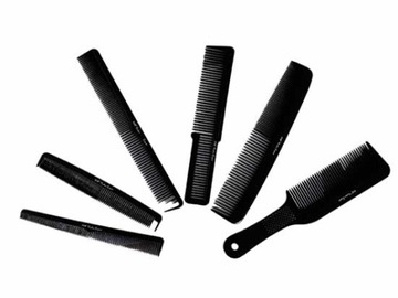 FOX BARBER EXPERT KOMPLET GRZEBIENI ETUI LNIANE