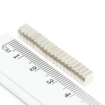 MAGNES NEODYMOWY PŁYTKOWY 5x5x2 - KOMPLET 100 SZTUK