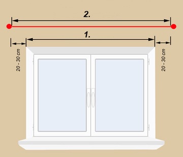 Карниз 160 см DOUBLE 1.6 MODENA Карнизы 25/16