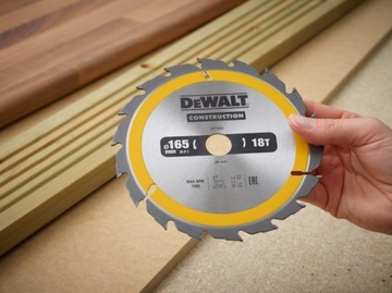 DEWALT DT1933 ПИЛЬНОЕ ПОЛОТНО ДЛЯ ДЕРЕВА 165x20мм