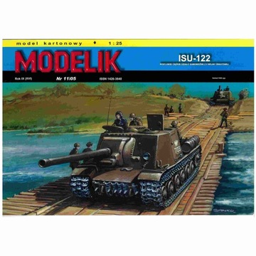 Modelik 11/05 - Działo samobieżne ISU-122 1:25