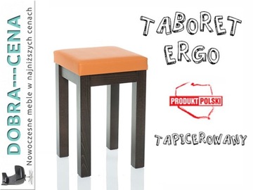 Taboret Ergo miękki tapicerowany kuchenny