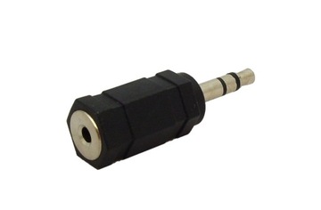 Przejściówka gniazdo JACK 2.5mm -- wtyk JACK 3.5mm