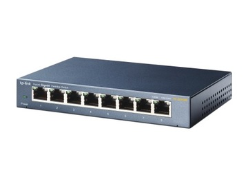 Коммутатор TP-Link TL-SG108 8xRJ45 1000 Мбит/с для настольного компьютера