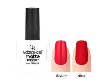 GOLDEN ROSE MATTE TOP COAT MATOWY TOP UTWARDZAJĄCY