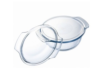 КРУГЛОЕ УДОБНОЕ БЛЮДО С КРЫШКОЙ 5Л PYREX