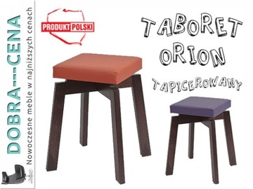 Taboret Orion miękki tapicerowany kuchenny