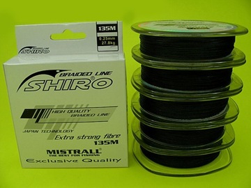 PLECIONKA MISTRALL SHIRO 0,15 mm / 135m / CZARNA