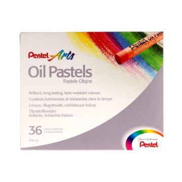 PASTELE OLEJNE PENTEL 36 KOLORÓW ORYGINALNE