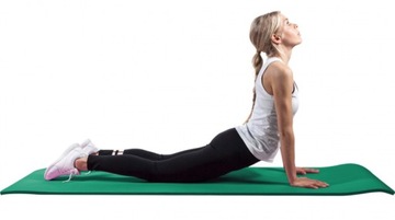 Mata do jogi duża 190x100x1,5 cm zielona