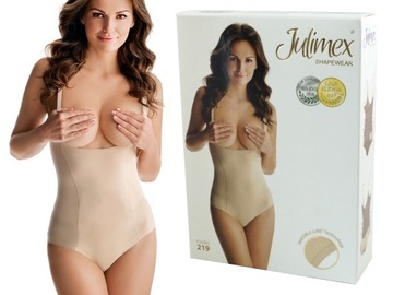 WYSZCZUPLAJĄCE BODY model 219 BEZSZWOWE JULIMEX L