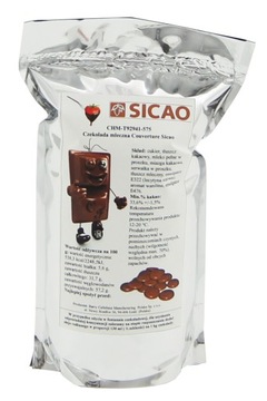 0,5 кг шоколада SICAO MILK для фондю и фонтанов