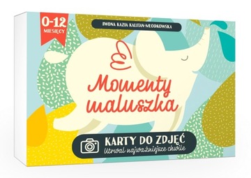 Momenty Maluszka Karty do zdjęć Pierwszy Rok Dziec