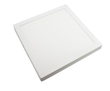 PANEL plafon sufitowy LED NATYNKOWY KWADRAT 24W 2160lm Neutralna EMC CCD