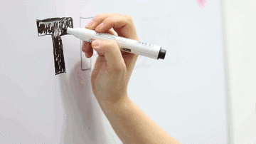 CZERWONY pisak MARKER flamaster mazak do tablic su