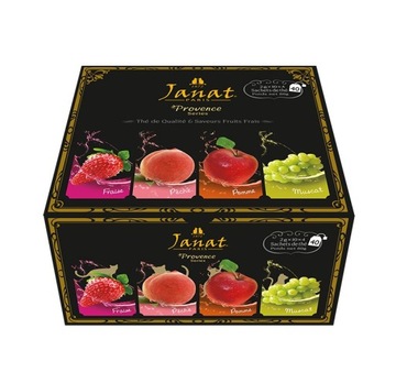 Чай черный ароматизированный Janat Paris ВКУСЫ ПРОВАНСА 4х10 пакетиков