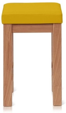 Taboret ERGO OAK drewniany dębowy stołek Focus