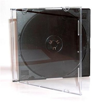 SLIM CASE CD BOX 1 - 10 шт. (ЕС) ЧЕРНАЯ ЕВРОПА