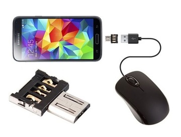 Adapter NANO OTG HOST USB MicroUSB Tablet Smarfon