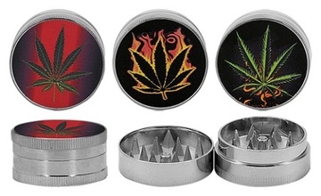 Młynek Crusher metalowy 2-cz Leaf 11265