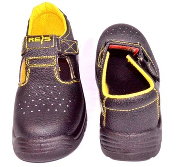 Buty sandały robocze BHP skóra stalowy nosek r. 40