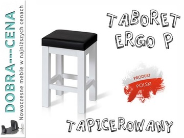 Taboret Ergo P miękki tapicerowany kuchenny