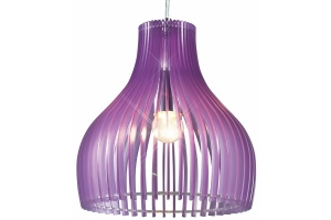 Lampa wisząca Segment butelka Fiolet E27 Reality