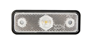 Lampa obrysowa przednia biała LED odblask FT-004B