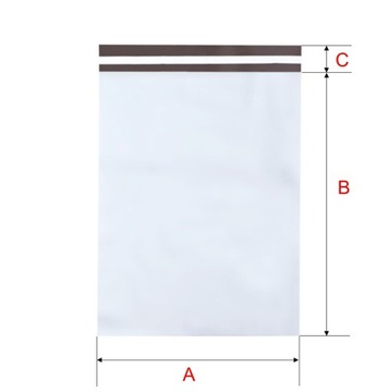 УПАКОВКИ ИЗ ФОЛЬГИ КУРЬЕРСКИЕ СУМКИ 40х50+5 100с