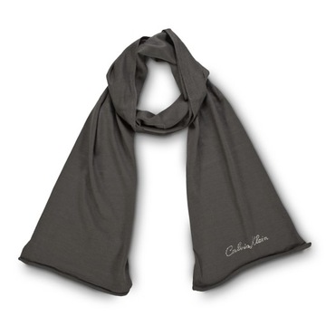 CALVIN KLEIN ШАПКА И ШАРФ МЕРИНОС 237 СЕРЫЙ