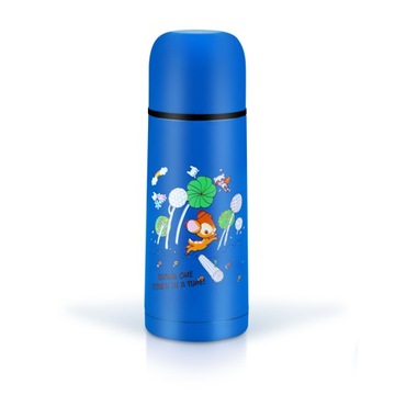 TERMOS BIDON TERMICZNY DO SZKOŁY PRZEDSZKOLA kolorowy 350ML + kubek