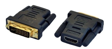 ADAPTER PRZEJŚCIÓWKA HDMI - DVI FULL HD 1080P GOLD