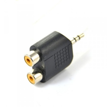 ROZDZIELACZ JACK 3,5MM NA 2 x RCA CHINCH ADAPTER