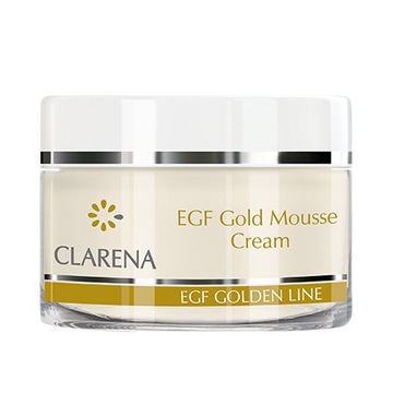 CLARENA EGF Gold Mousse Cream KREM MUS PEPTYDOWY