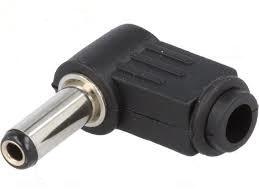 Wtyk DC 2,5/5,5/9mm zasilający 2,5mm kątowy x5szt