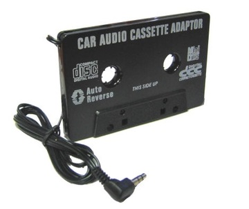 KASETA ADAPTER TRANSMITER AUX JACK RADIO CD MP3