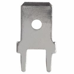 Konektor męski płaski 4,8mm na PCB x20szt